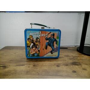 Vintage 1971 “The Double Deckers” Metal Lunchbox – Rare British TV Show